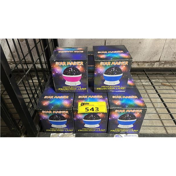 *NEW IN BOX* 14 STAR MASTER DREAM ROTATING PROJECTION LAMPS