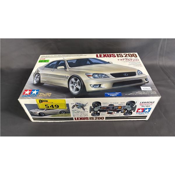 TAMIYA LEXUS IS200 1/10TH SCALE R/C 4WD HIGH PERFORMANCE RACING CAR