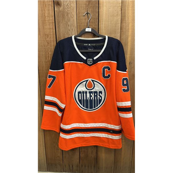 ADIDAS EDMONTON OILERS CONNOR MCDAVID JERSEY SIZE 50