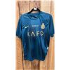 Image 1 : NIKE DRI-FIT AL NASSR CHRISTIANO RONALDO JERSEY SIZE L WITH SHORTS