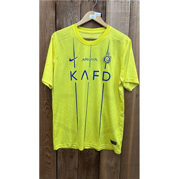 NIKE DRI-FIT AL NASSR CHRISTIANO RONALDO JERSEY SIZE L