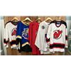 Image 1 : (5) ASSORTED HOCKEY JERSEYS INCLUDING; TORONTO MAPLE LEAFS, NEW JERSEY DEVILS, FLORIDA PANTHERS