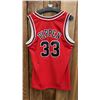 Image 5 : (3) ASSORTED MITCHELL & NESS BASKETBALL JERSEYS INCLUDING; DETROIT PISTONS DENNIS RODMAN SIZE L,