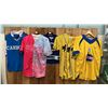 Image 1 : (5) ASSORTED SPORTS JERSEYS INCLUDING; VANCOUVER CANUCKS SIZE 2-4T, HANSHIN TIGERS, CAMBODIA & MORE