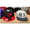 Image 2 : SHELF OF ASSORTED HATS INCLUDING; TORONTO BLUE JAYS, CINCINNATI REDS, ATLANTA BRAVES & MORE