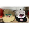 Image 4 : SHELF OF ASSORTED HATS INCLUDING; VANCOUVER CANUCKS, BC LIONS & VANCOUVER GRIZZLIES