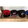 Image 6 : SHELF OF ASSORTED HATS INCLUDING; OAKLAND RAIDERS, ORLANDO MAGIC, SEATTLE SEAHAWKS & MORE