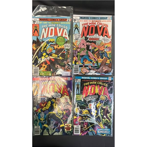 (4) MARVEL NOVA COMIC BOOKS #1, 6, 7 & 8