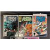 Image 2 : (5) MARVEL ALPHA FLIGHT COMIC BOOKS #9, 11 & 12, ANNUAL #1 & GIANT-SIZED ANNUAL #2