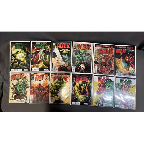 (12) ASSORTED MARVEL THE HULK COMIC BOOKS