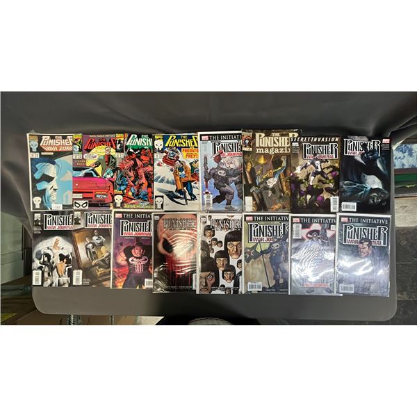 (15) ASSORTED MARVEL THE PUNISHER COMIC BOOKS