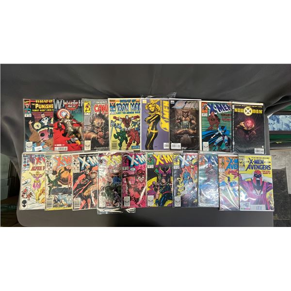 (17) ASSORTED MARVEL COMIC BOOKS INCLUDING; WHAT IF..., & X-MEN