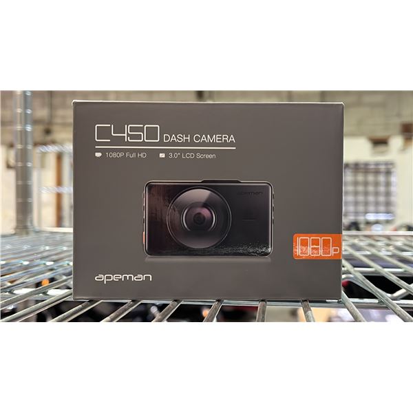 *NEW IN BOX* APEMAN C450 DASH CAMERA KIT: 1080P, 3" SCREEN.