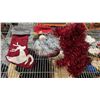 Image 2 : SHELF OF CHRISTMAS STOCKINGS, GARLAND & ORNAMENTS