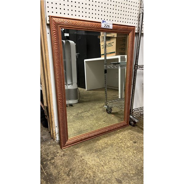 FRAMED 37" X 28" WALL MIRROR