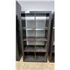 Image 1 : WOOD 8 CUBBY STORAGE SHELF: 59"T X 31"W X 15.5"D