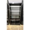 Image 1 : WOOD 2-TIER, 4-CUBBY STORAGE SHELF: 59"T X 31"W X 15.5"D