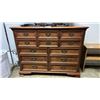 Image 1 : GIBBARD CRAFTSMEN SOLID CHERRY WOOD 12-DRAWER DRESSER: APPROX. 54"W X 43"T X 20.5"D