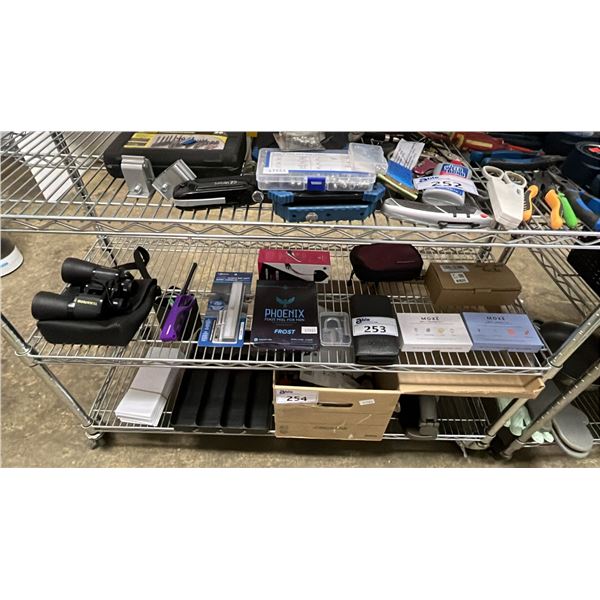 BUSHNELL BINOCULARS, SMELL TRAINING & THERAPY KITS, ACCENT BAR LIGHT, WINE AERATOR & MORE