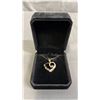 Image 2 : *NEW* 18K GOLD PLATED 29MM SIMULATED DIAMOND (CZ) "MOM" HEART NECKLACE: 18" CHAIN