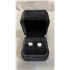Image 2 : *NEW* STERLING SILVER SIMULATED DIAMOND (CZ) STUD EARRINGS (2CT EACH)