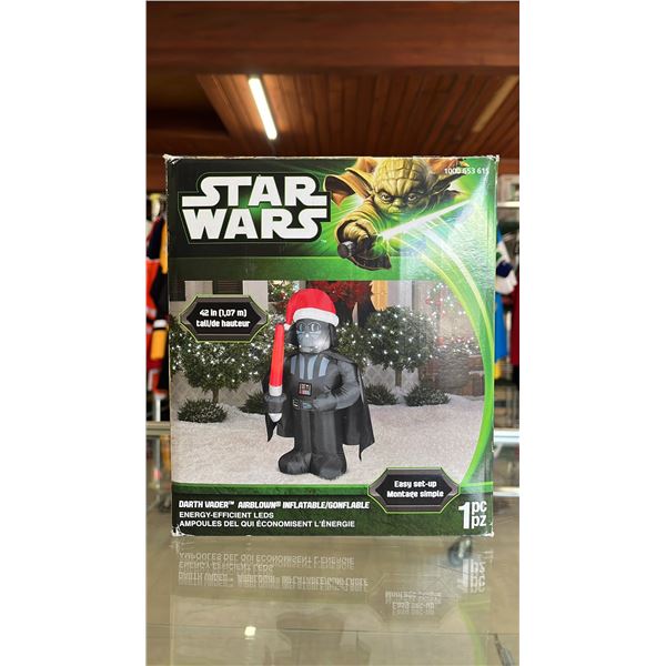 GEMMY STAR WARS DARTH VADER 42" CHRISTMAS INFLATABLE DECORATION