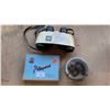 Image 1 : PRECISIONBILT SILVER MOTH FLY REEL, PLAYER'S CIGARETTE TIN & BUSHNELL EXPO BINOCULARS: ALL VINTAGE