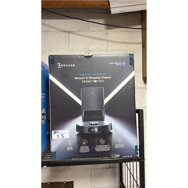 *NEW IN BOX* ECOVACS DEEBOT X1 OMNI THE ALL-IN-ONE ROBOTIC VACUUM & MOPPING CLEANER