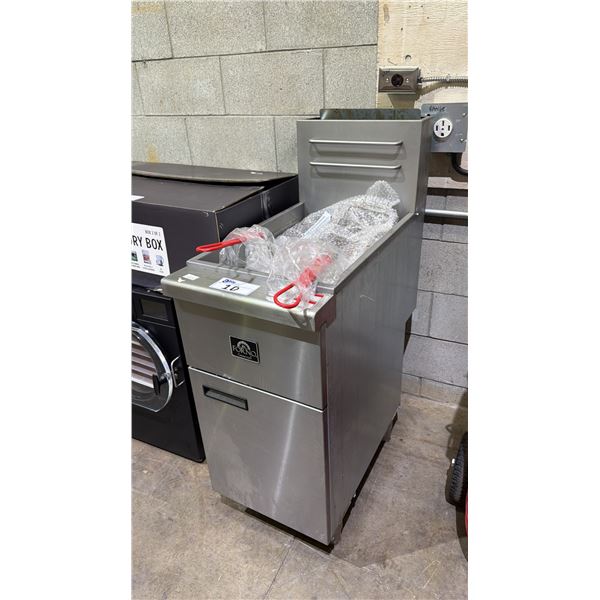 FORNO COMMERCIAL STAINLESS STEEL DUAL BASKET DEEP FRYER