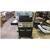 Image 1 : BROIL KING CROWN PORTABLE PROPANE BBQ (NO GRILL PLATES, NO ROTISSERIE, NO SHELF, 1 KNOB BROKEN