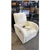 Image 2 : FABRIC ELECTRIC RECLINER (MISSING PARTIAL POWER CORD, UNKNOWN WORKING CONDITION)