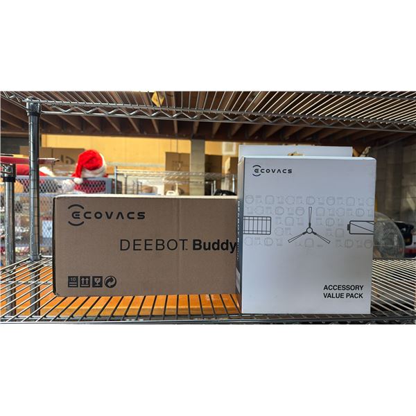 *NEW IN BOX* ECOVACS DEEBOT BUDDY ACCESSORY & DUST BAG KIT FOR ROBOT VACUUMS