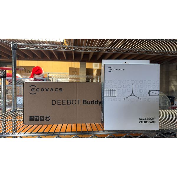 *NEW IN BOX* ECOVACS DEEBOT BUDDY ACCESSORY & DUST BAG KIT FOR ROBOT VACUUMS