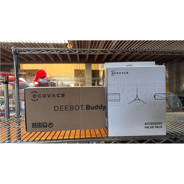 *NEW IN BOX* ECOVACS DEEBOT BUDDY ACCESSORY & DUST BAG KIT FOR ROBOT VACUUMS