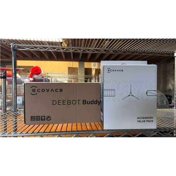 *NEW IN BOX* ECOVACS DEEBOT BUDDY ACCESSORY & DUST BAG KIT FOR ROBOT VACUUMS