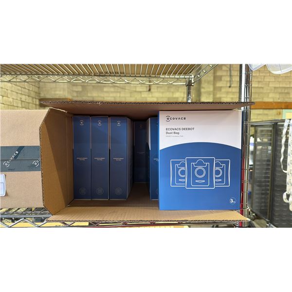 *NEW IN BOX* (16) ECOVACS DEEBOT X1/X1 PLUS/T10/T10 PLUS SERIES 3-PC DUST BAGS