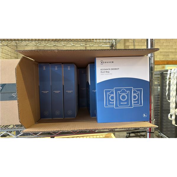 *NEW IN BOX* (16) ECOVACS DEEBOT X1/X1 PLUS/T10/T10 PLUS SERIES 3-PC DUST BAGS