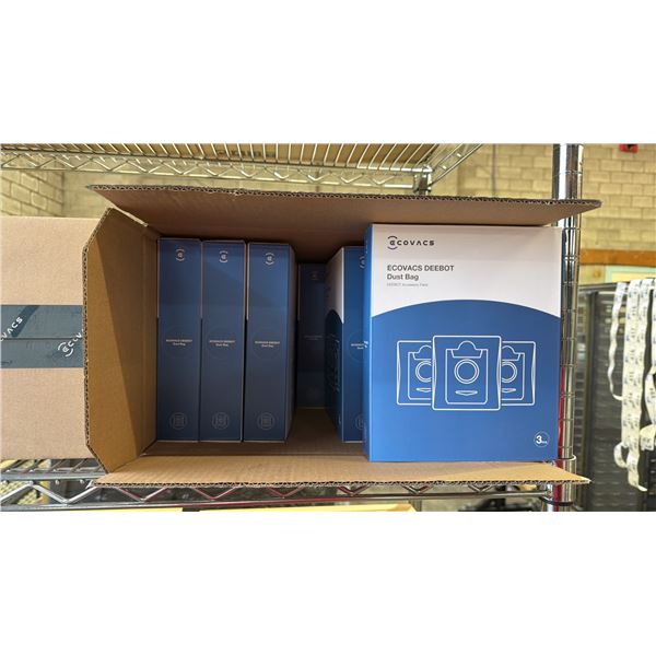 *NEW IN BOX* (16) ECOVACS DEEBOT X1/X1 PLUS/T10/T10 PLUS SERIES 3-PC DUST BAGS