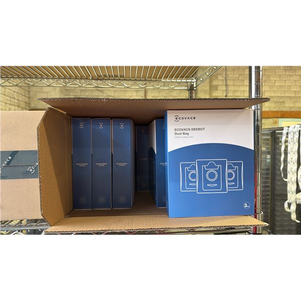 *NEW IN BOX* (16) ECOVACS DEEBOT X1/X1 PLUS/T10/T10 PLUS SERIES 3-PC DUST BAGS