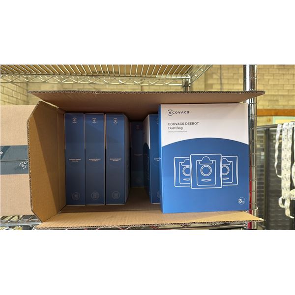 *NEW IN BOX* (16) ECOVACS DEEBOT X1/X1 PLUS/T10/T10 PLUS SERIES 3-PC DUST BAGS
