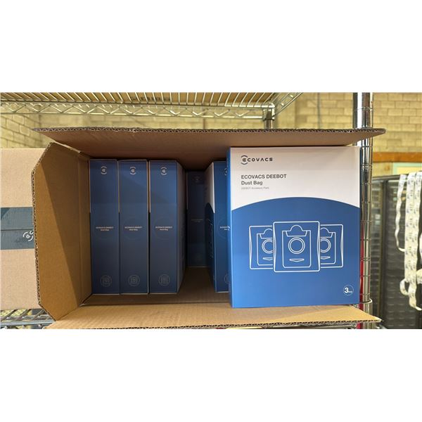 *NEW IN BOX* (16) ECOVACS DEEBOT X1/X1 PLUS/T10/T10 PLUS SERIES 3-PC DUST BAGS