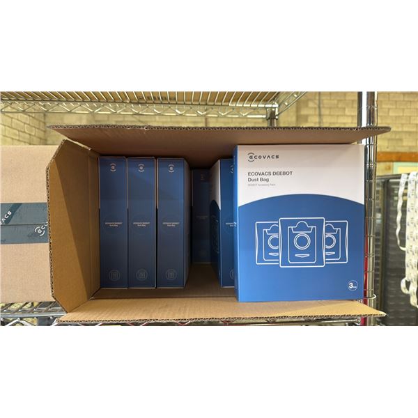 *NEW IN BOX* (16) ECOVACS DEEBOT X1/X1 PLUS/T10/T10 PLUS SERIES 3-PC DUST BAGS