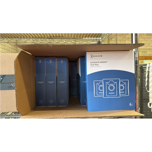 *NEW IN BOX* (16) ECOVACS DEEBOT X1/X1 PLUS/T10/T10 PLUS SERIES 3-PC DUST BAGS