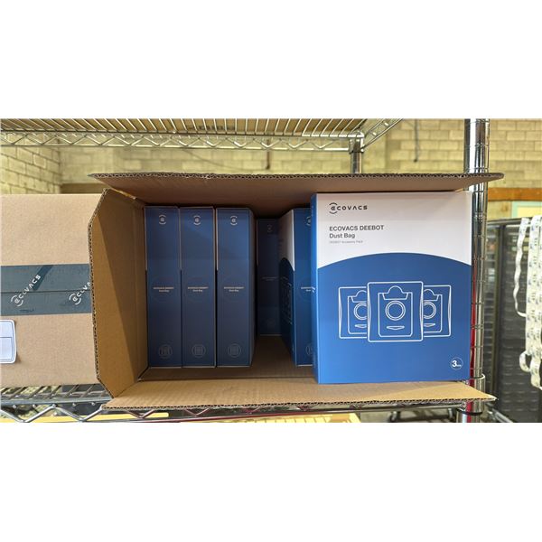 *NEW IN BOX* (16) ECOVACS DEEBOT X1/X1 PLUS/T10/T10 PLUS SERIES 3-PC DUST BAGS
