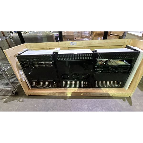 CUSTOM CONTROL SERVER PANEL BASE WITH CRATE 67" X 16" X 31"