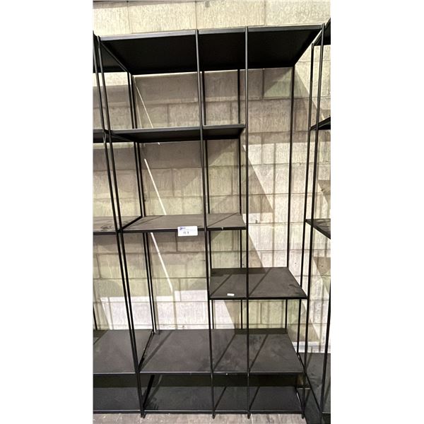 METAL BOOKSHELF 39.5" X 16" X 85"