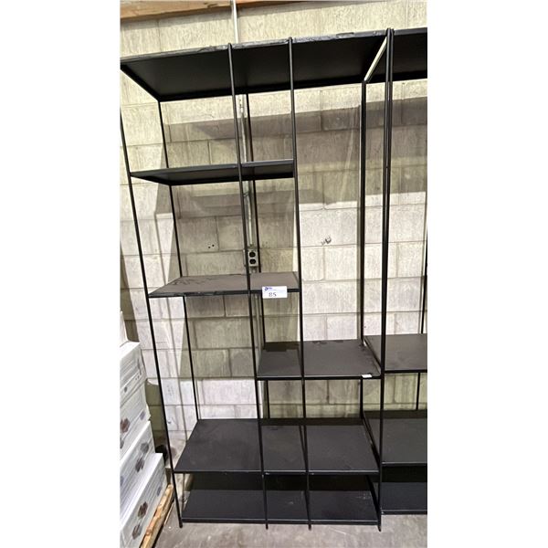 METAL BOOKSHELF 39.5" X 16" X 85"