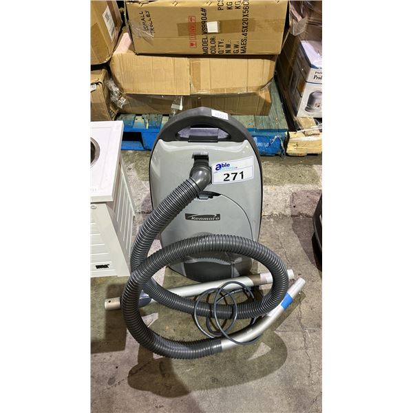 KENMORE CANISTER VACUUM WITH ATTACHMENTS