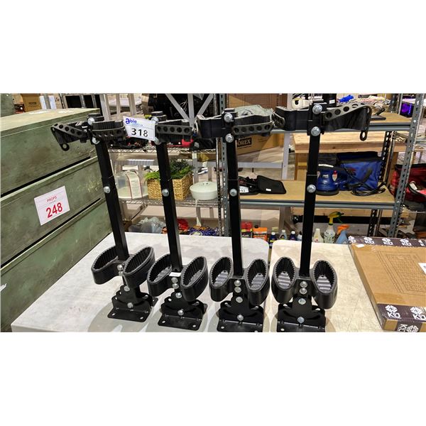 (4) VERTICAL VEHICLE GUN RACKS