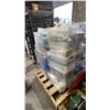 Image 1 : PALLET ASSORTED SET DEC MEDICAL SUPPLIES: PIPETTE TIPS, SPONGES, COTTONS SWABS & MORE